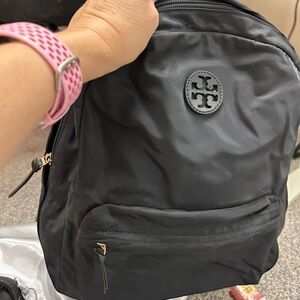 Tory Burch Black Backpack